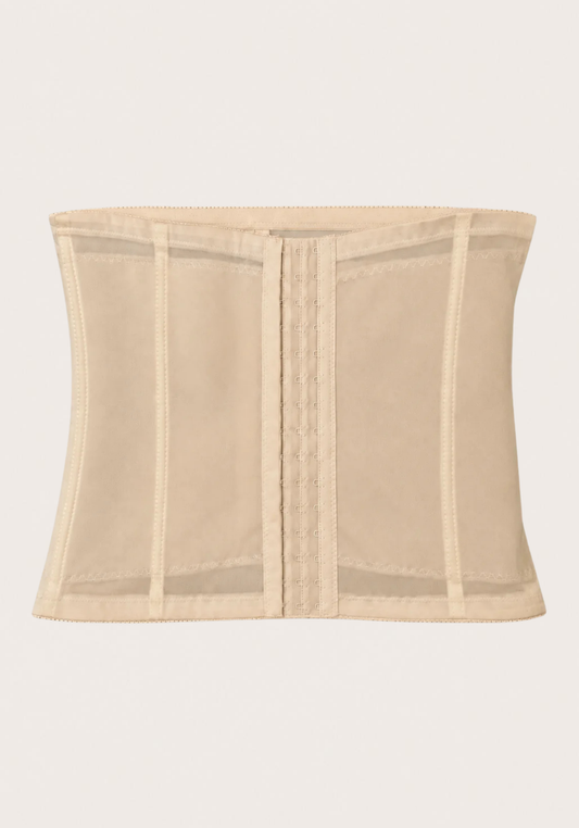 Corset: Hourglass Waist Shaper With Multi-Level Hooks For Tight Compression