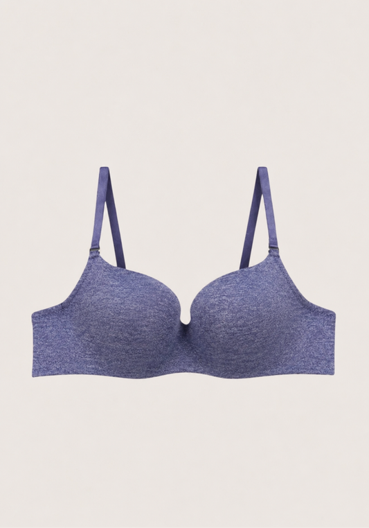 Filled Micro Melange Jumpsuit Bra