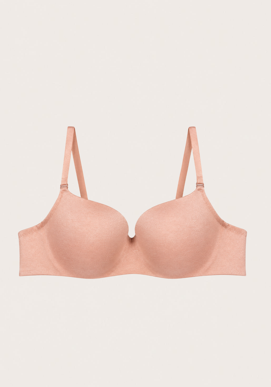Filled Micro Melange Jumpsuit Bra