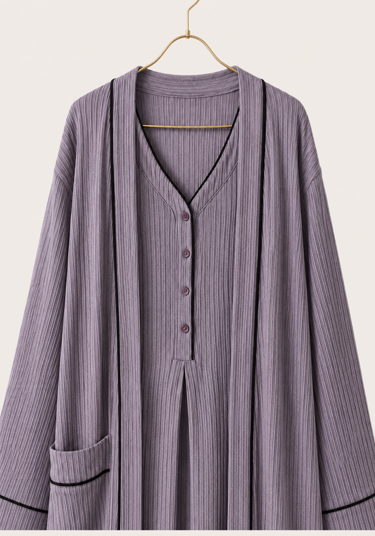 Maternal Long Robe Set