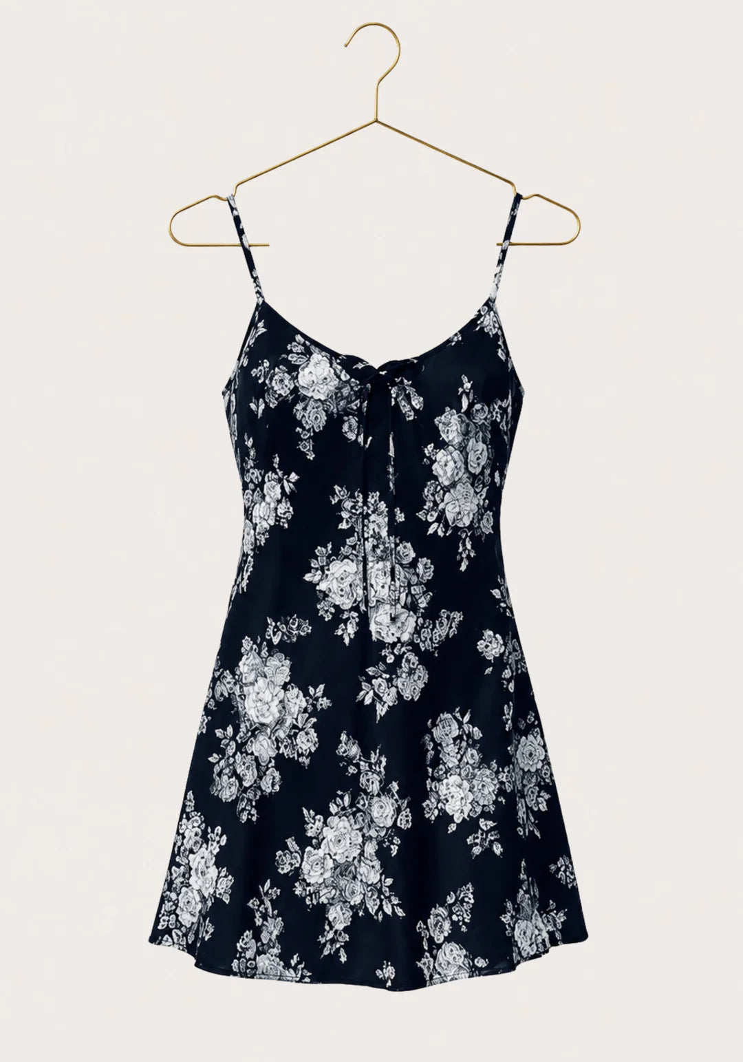 Printed Babydoll Net Back