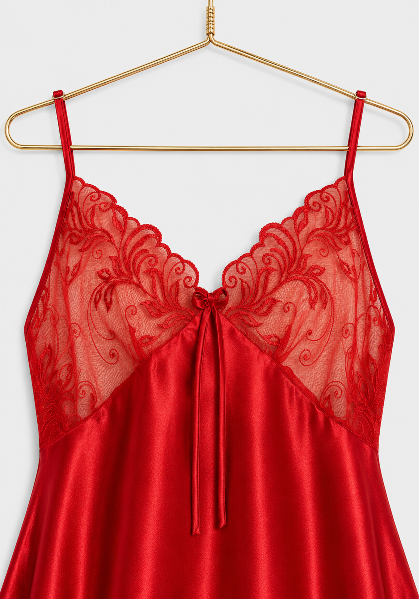 Cami Short Set: Shoulder Strap Satin Cami And Short Set
