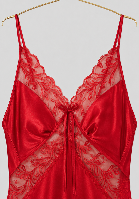 Babydoll: Satin And Toulle