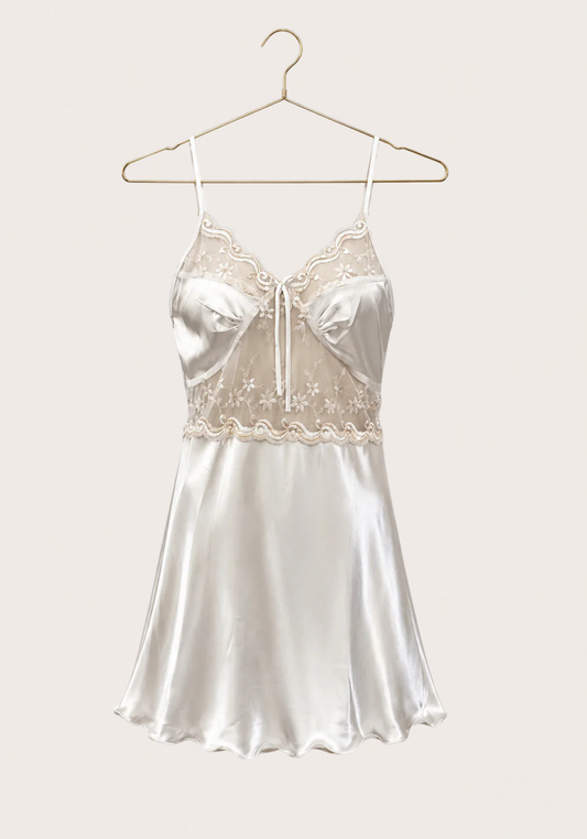 Babydoll: Satin And Toulle