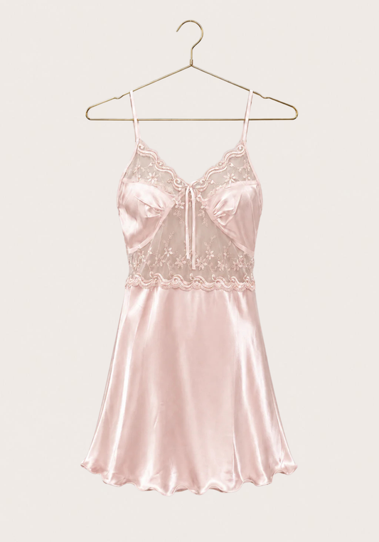 Babydoll: Satin And Toulle