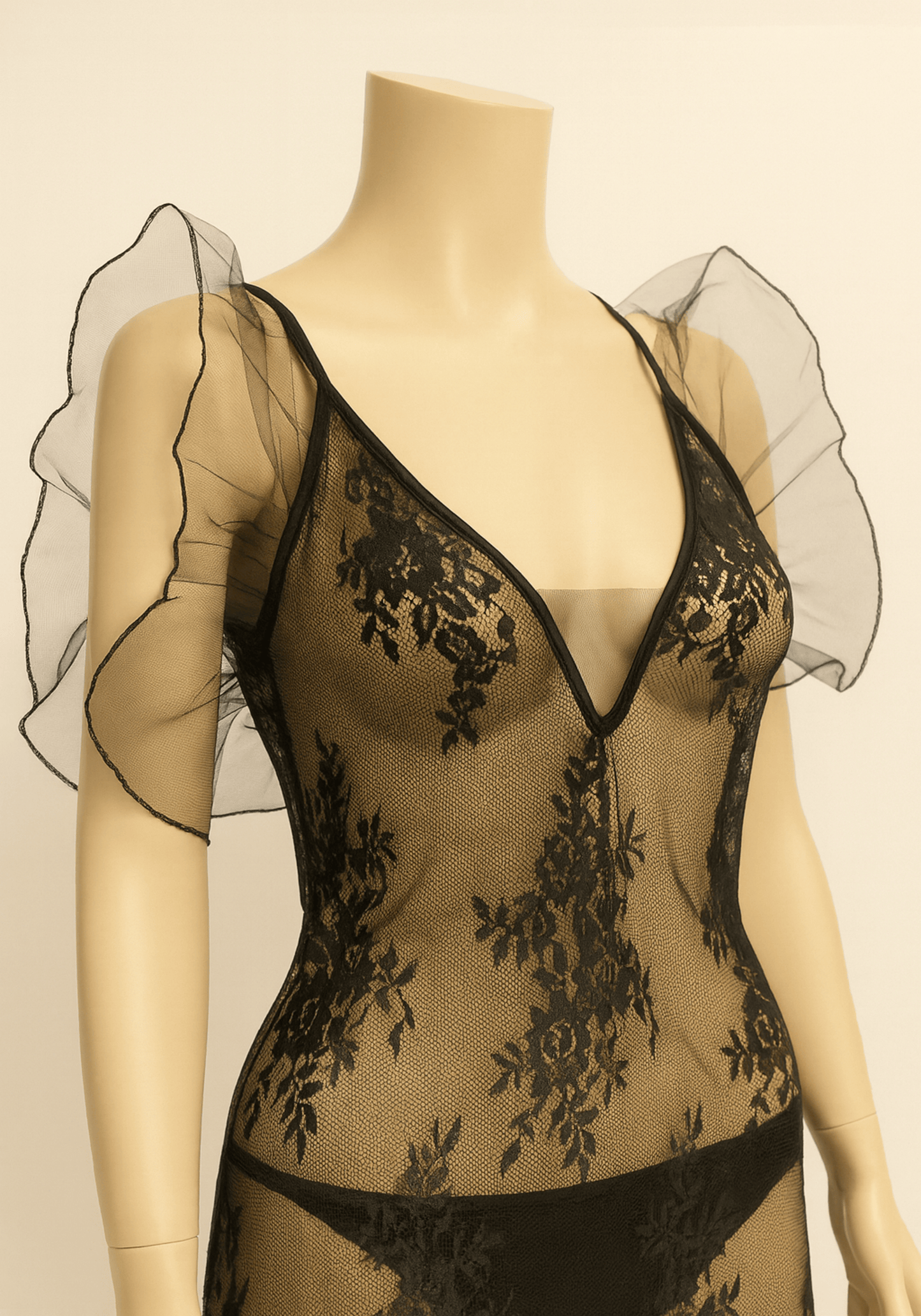 2 Piece Long Satin Robe Set