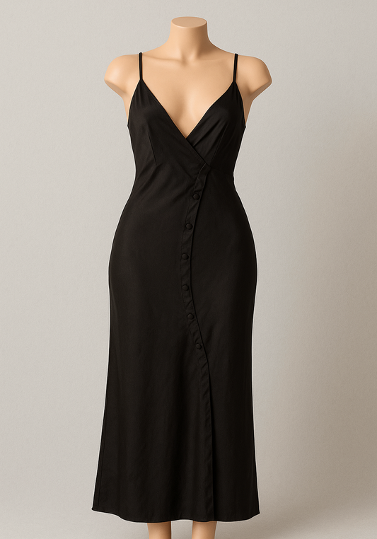 فستان طويل من الساتان من LNGR