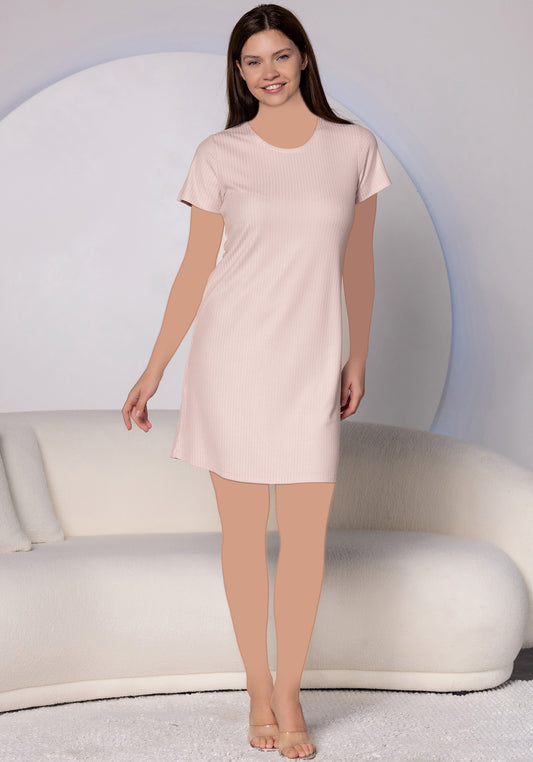 قميص نوم بأكمام قصيرة من S&L