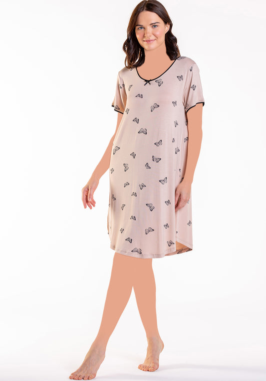 Plus Size Short Sleeve Nighty