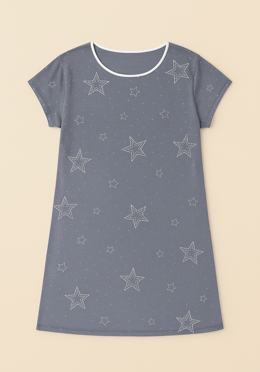 Plus Size Short Sleeve Nighty