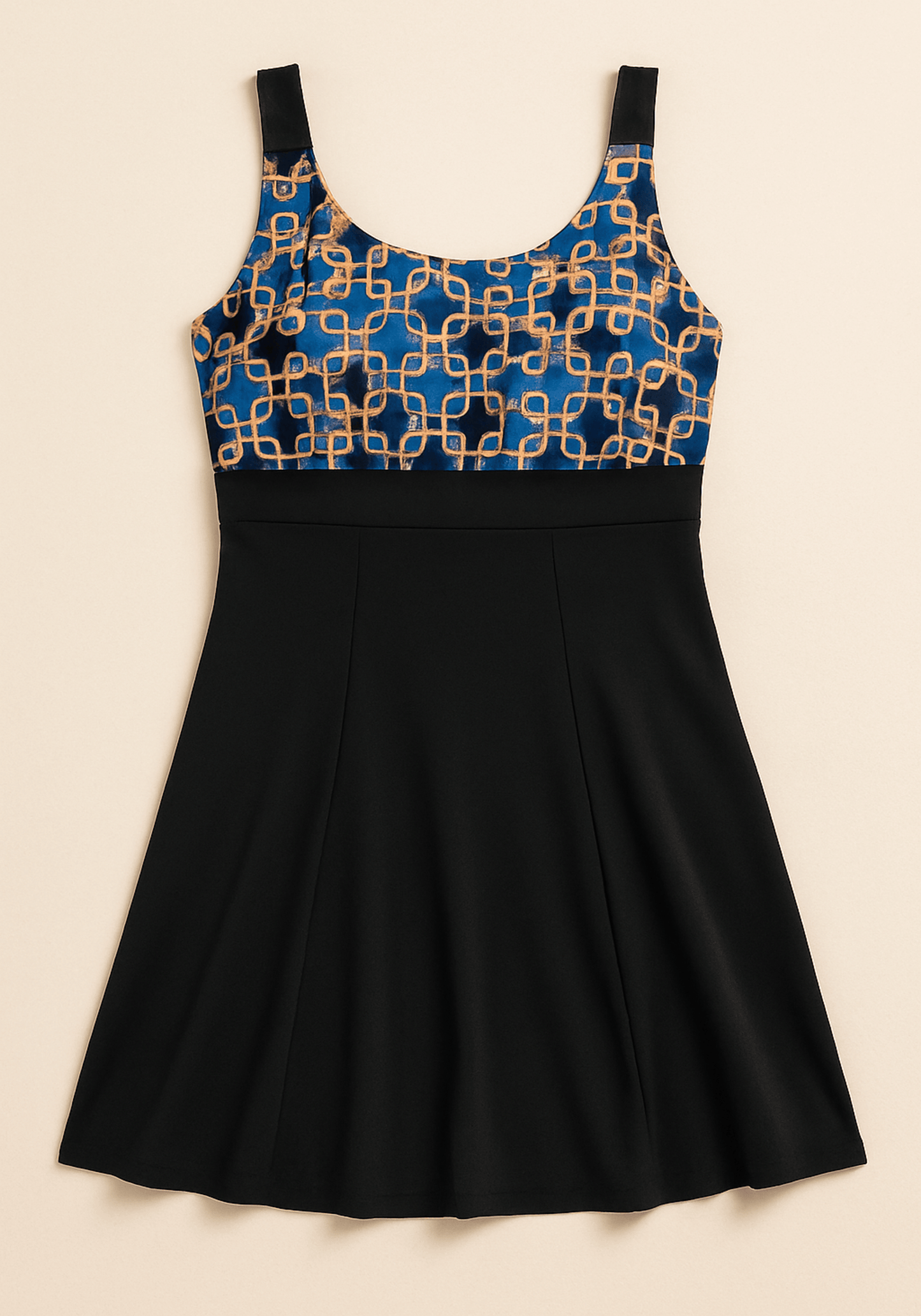 OCC Black Green Dress Swimming Suit