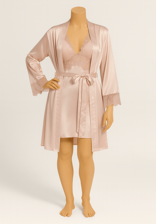 Bridal 6 Piece Satin Set