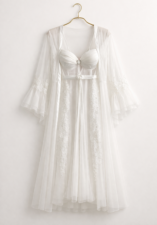 LNGR Bridal Long Gown Set