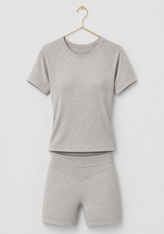 Sports Shaper Set: T-Shirt And Shorts Shaper