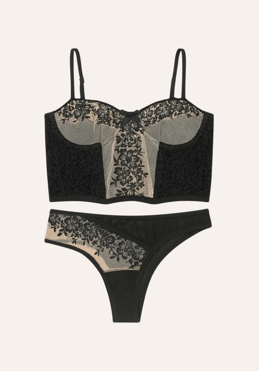 Flower Bustier Set