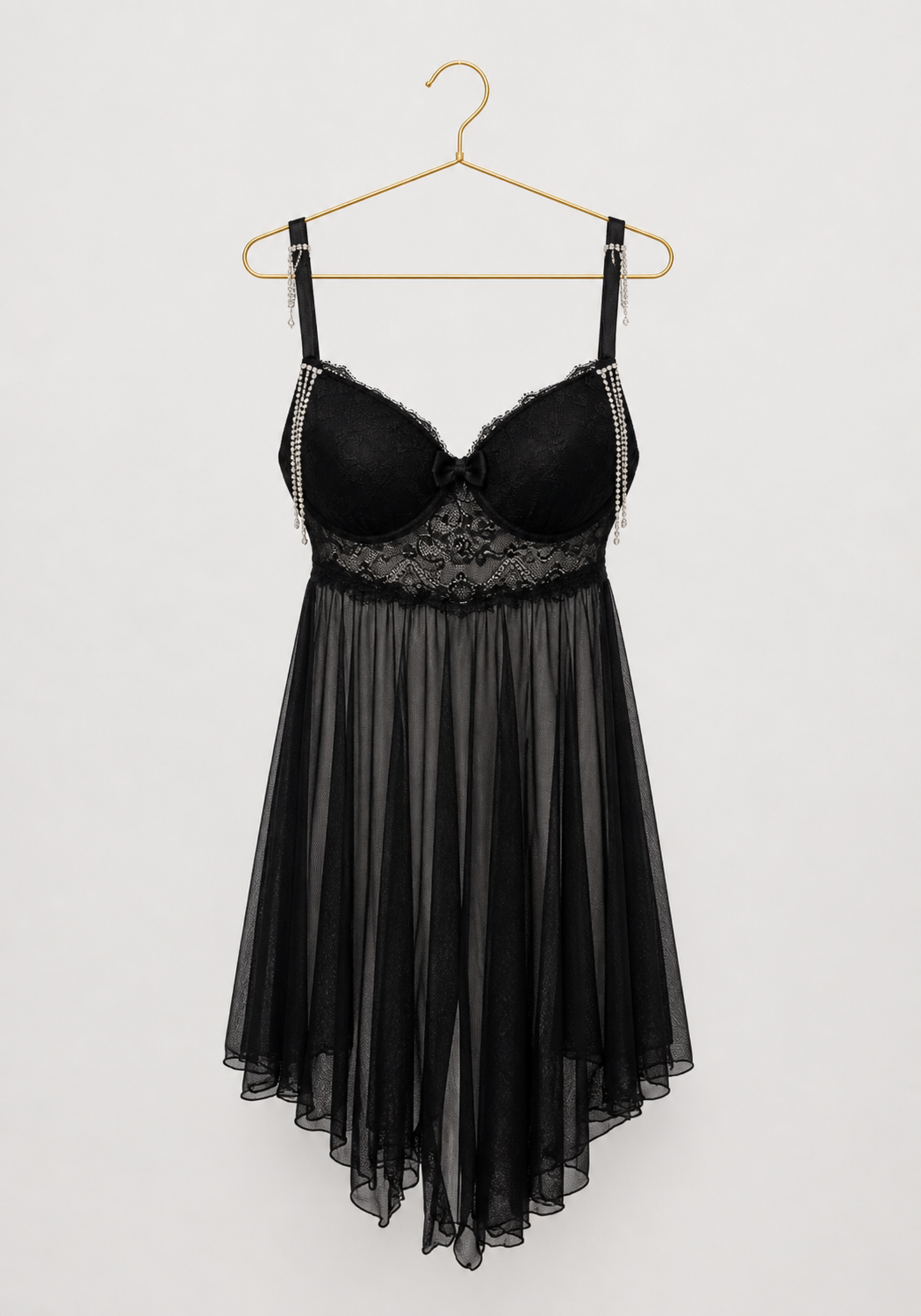 Toulle Babydoll Padded Cups