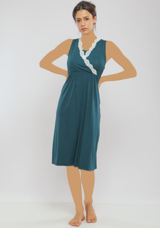 Maternal Long Robe Set