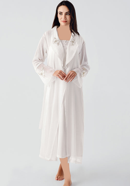 Maternal Long Robe Set