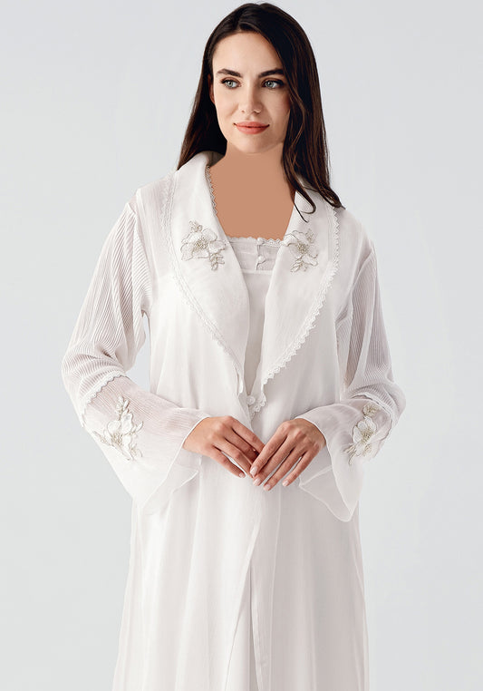 Maternal Long Robe Set