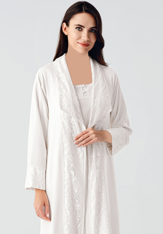 Maternal Long Robe Set