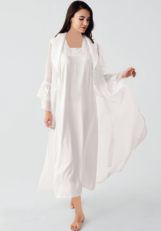 Maternal Long Robe Set