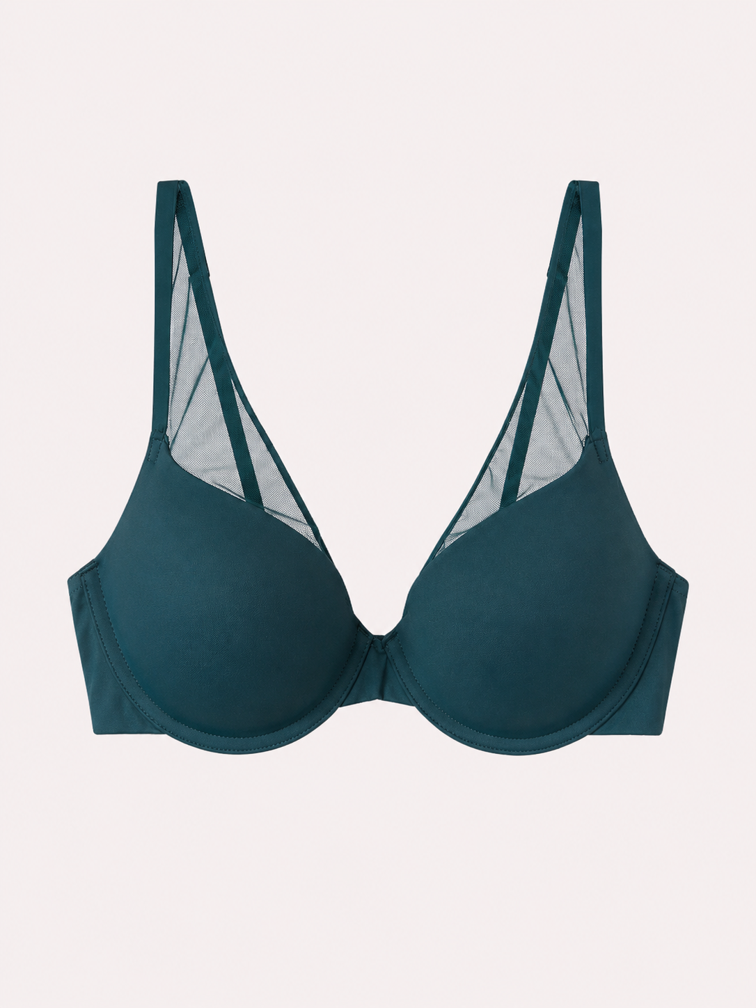 Hollow Breast Tulle Bra