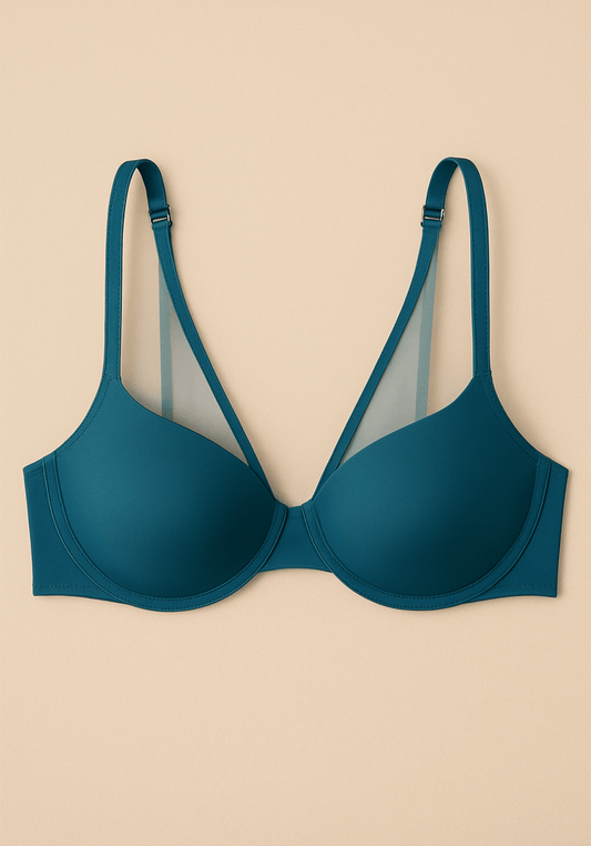 Hollow Breast Tulle Bra