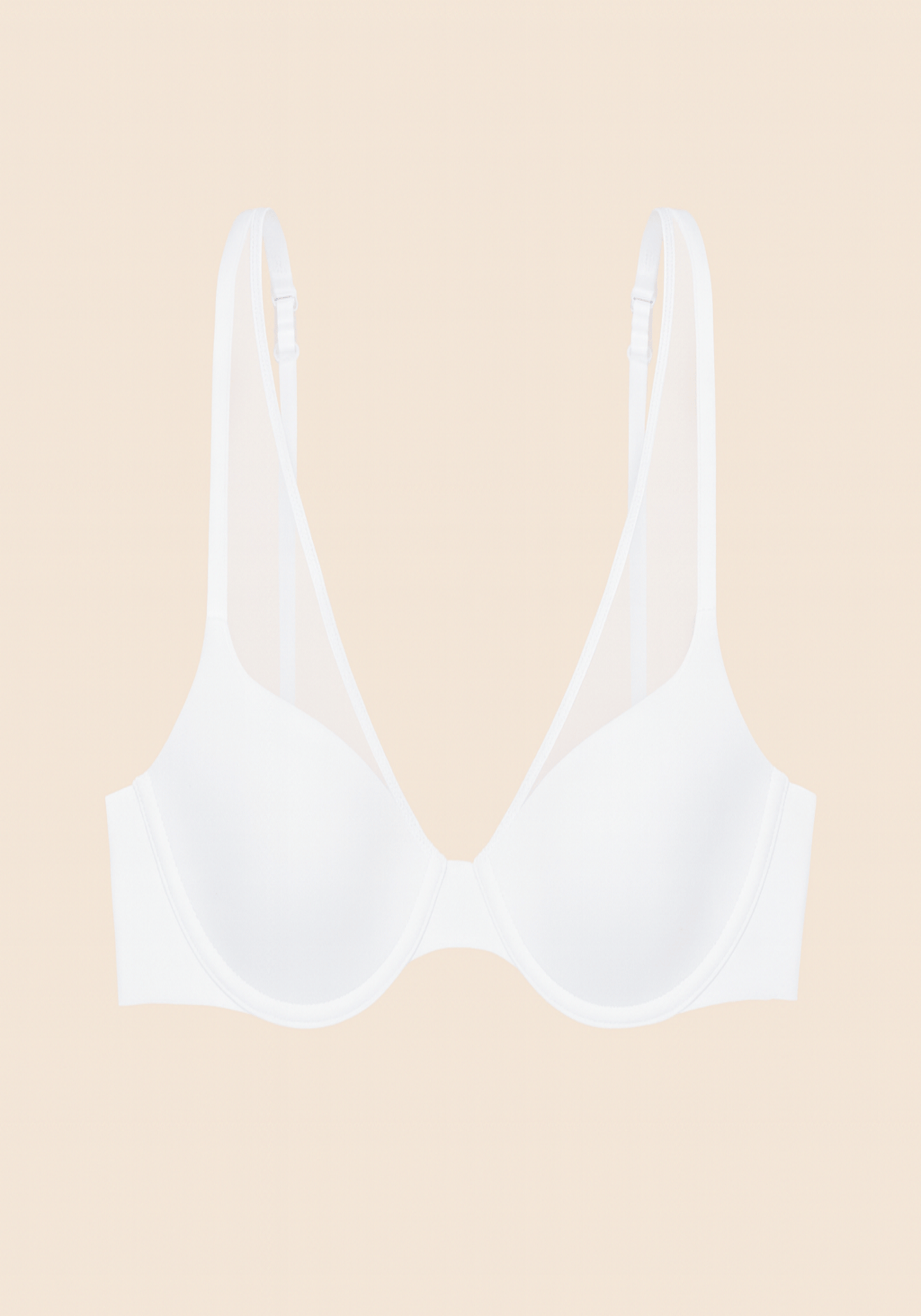 Hollow Breast Tulle Bra