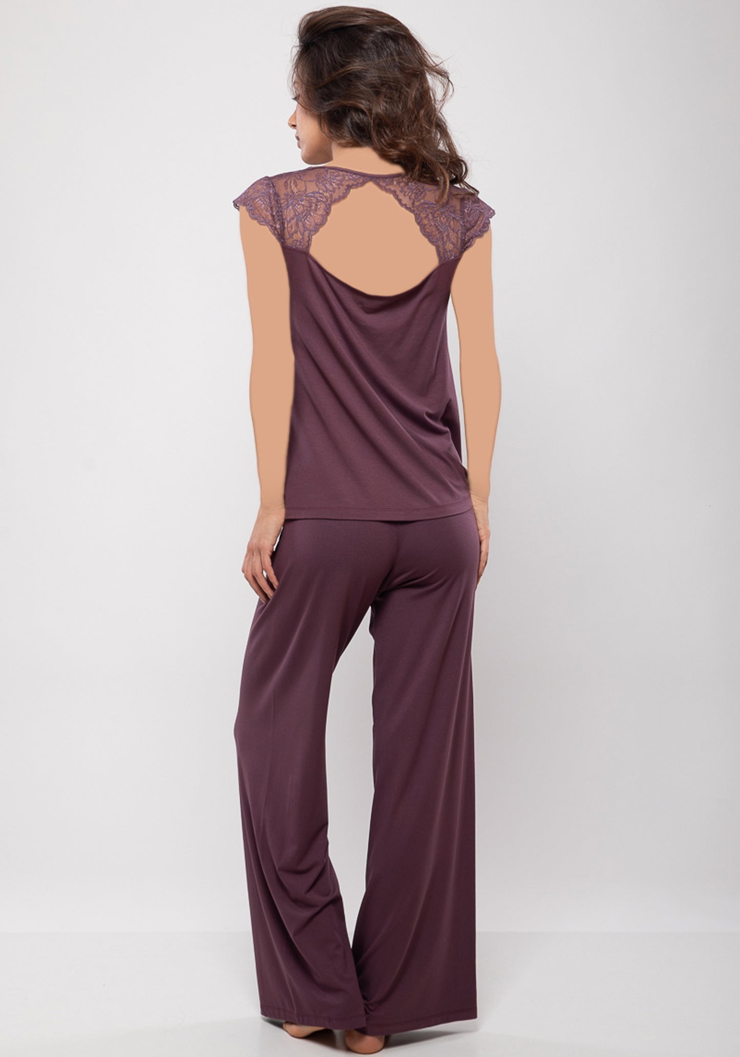 S&L Sleeveless Lace Nighty