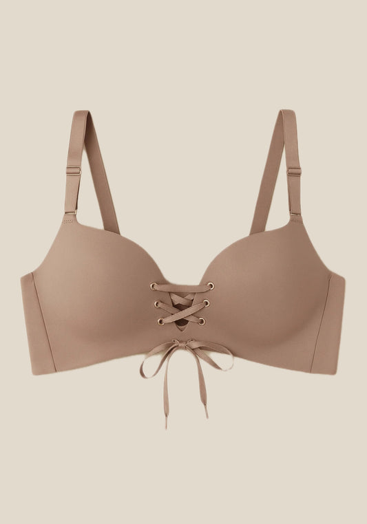 UNDR Double Filled Lace-Up Bra