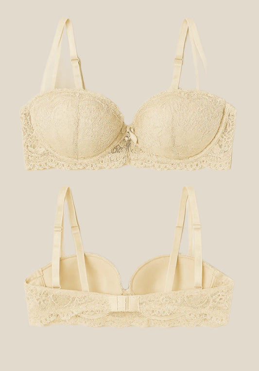 Strapless Filled Lace Bra