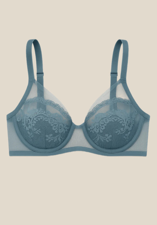 حمالة صدر UNDR Betty Smoked Blue غير مبطنة