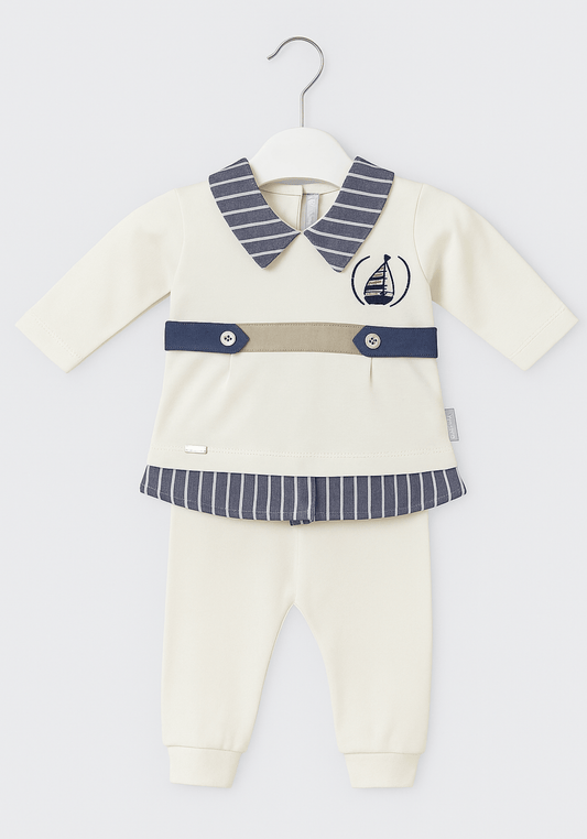 Baby Set Of 2: Romper With Cap