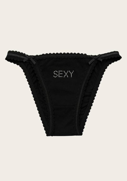 Tartar Stones With Side Elastic Straps Panties