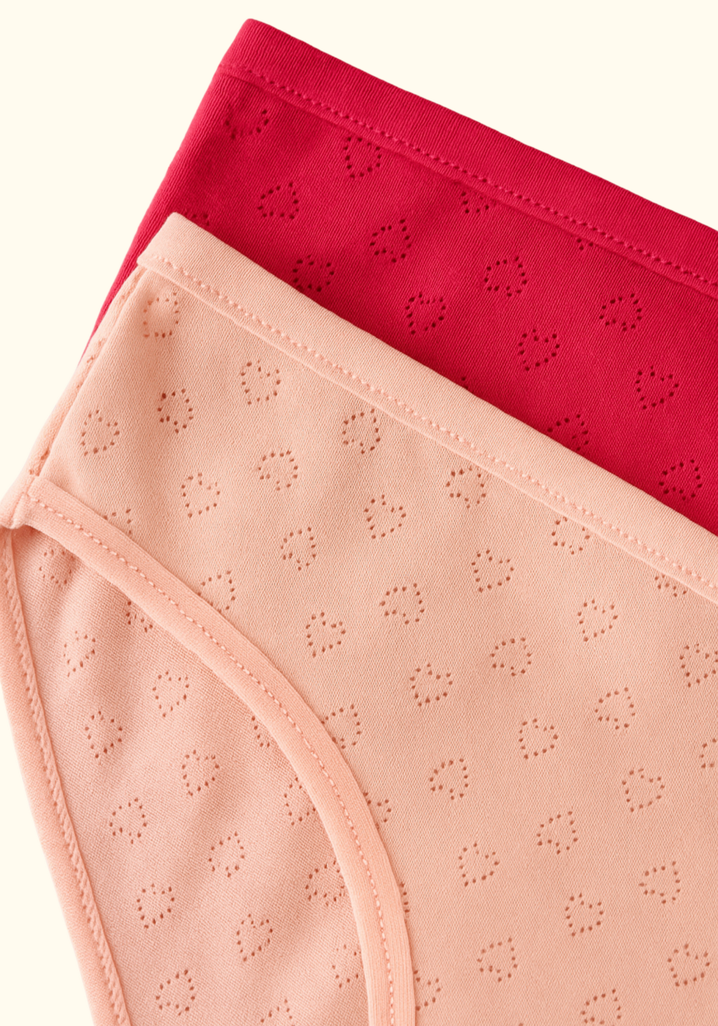 بيكيني مضلع بنقشة قلب