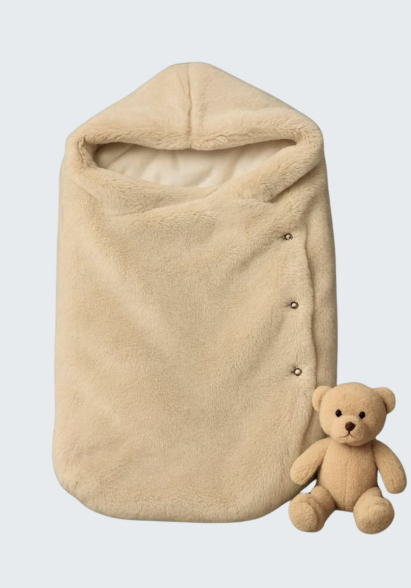 Baby Blanket With Bear Fluffy