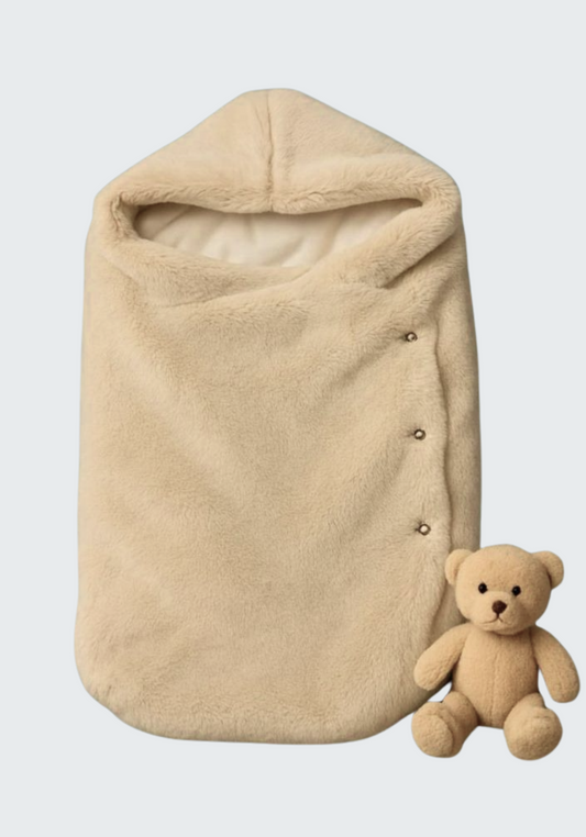 Baby Blanket With Bear Fluffy