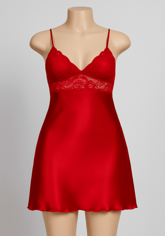 LNGR Bridal 6 Piece Satin Set