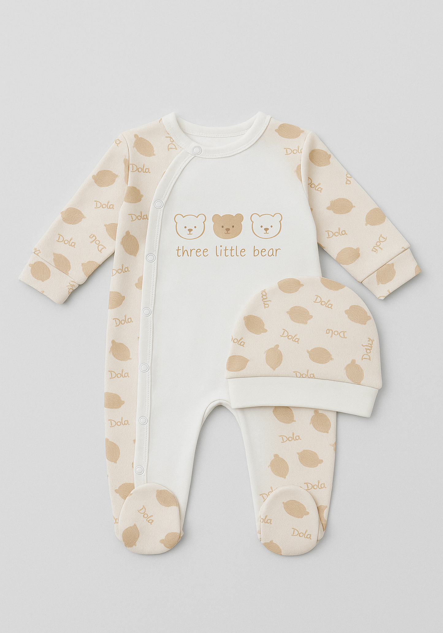 Baby Set Of 2: Romper, Cap