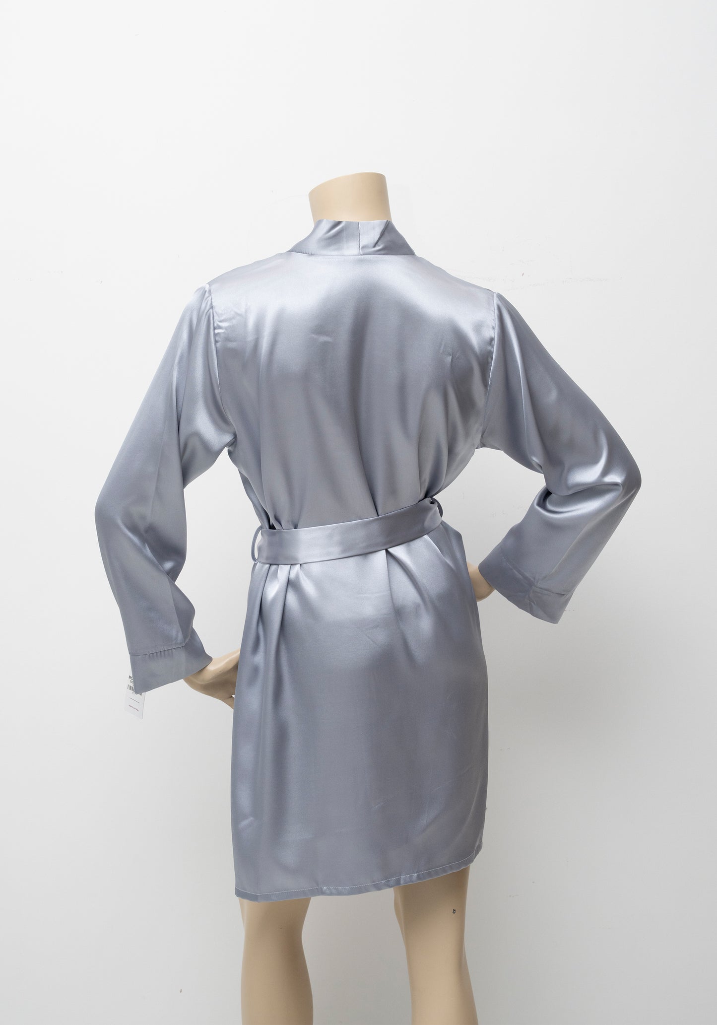 LNGR Satin Short Robe
