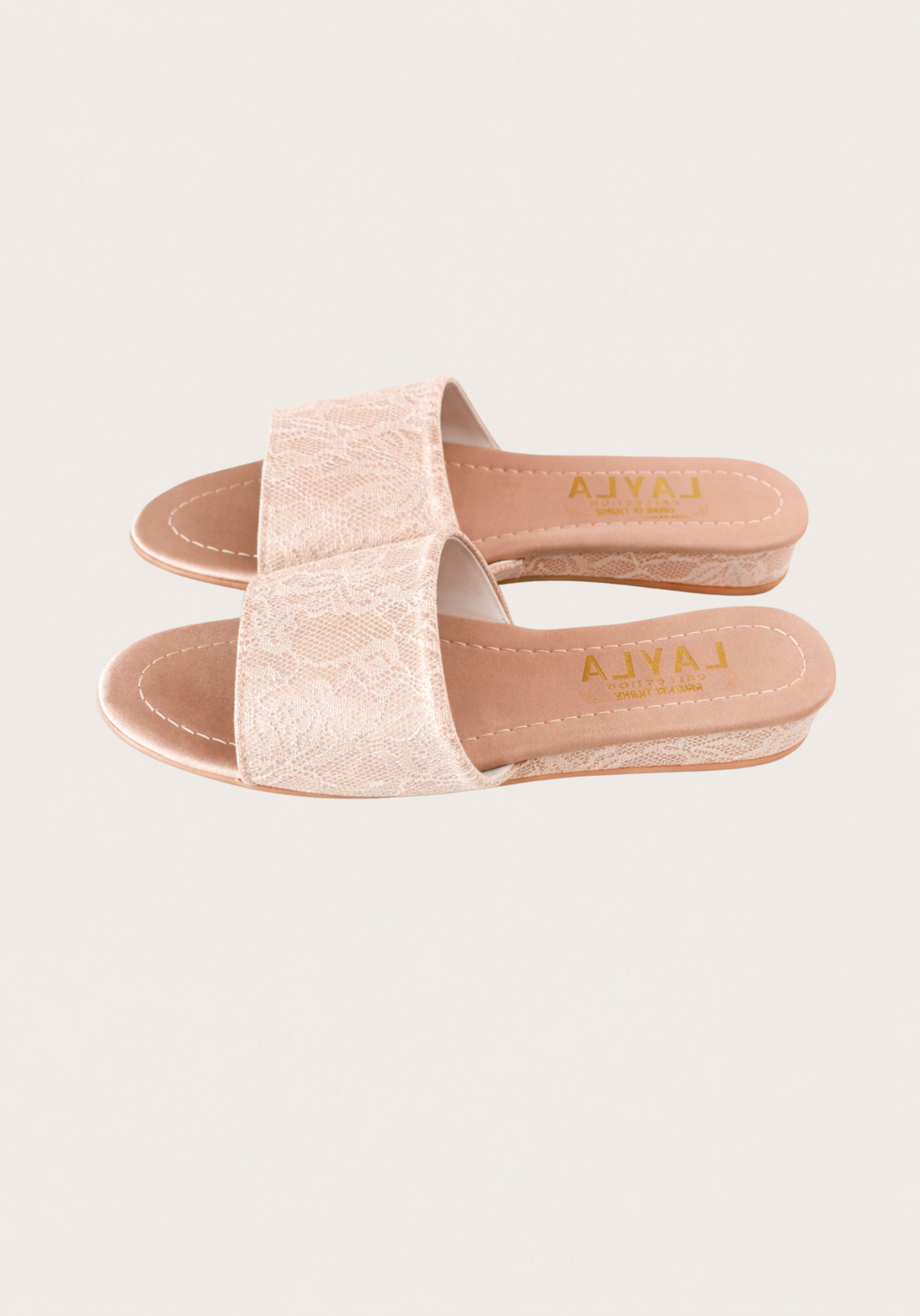 نعال بكعب 3 سم مع أشكال مطرزة