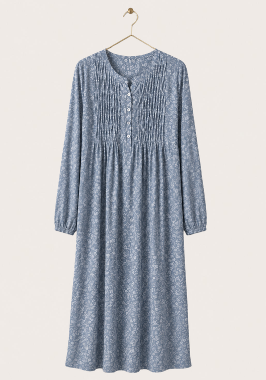 Long Sleeve Long Night Gown