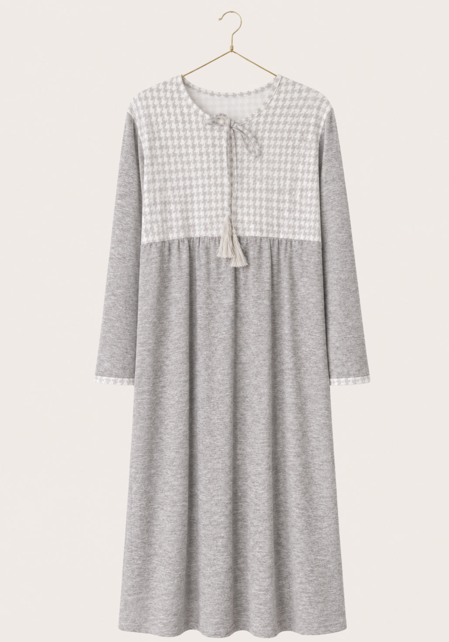 Long Sleeve Long Night Gown