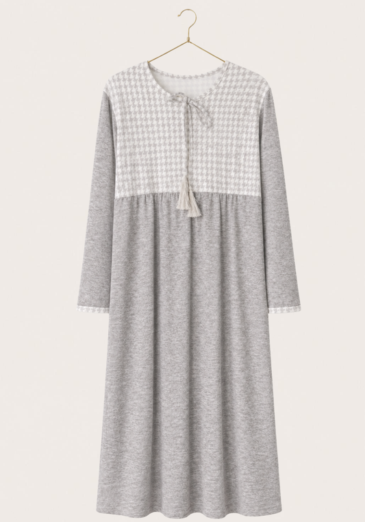 Long Sleeve Long Night Gown