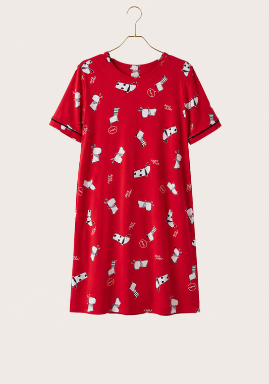 Cotton Short Sleeve Nightgown