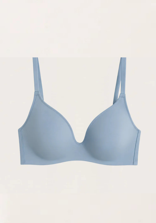 Double Filled Combed Melange Bra