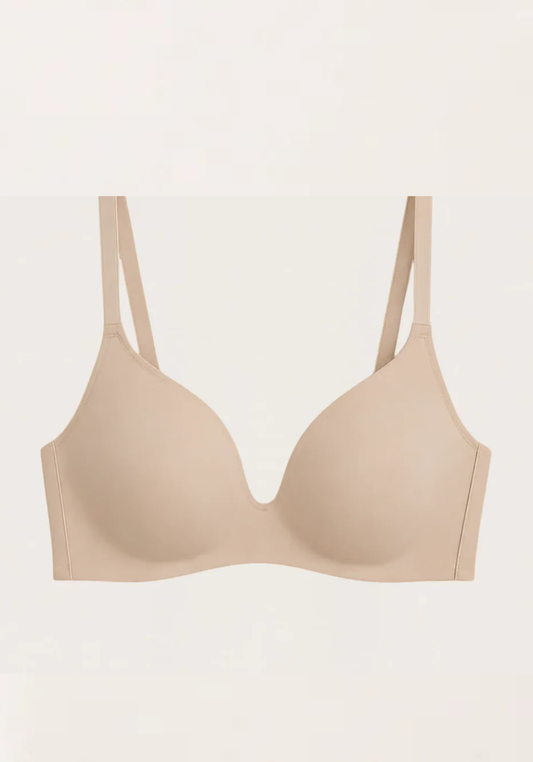 Double Filled Combed Melange Bra