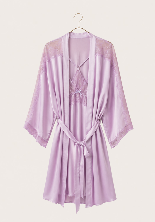 Satin Robe Set