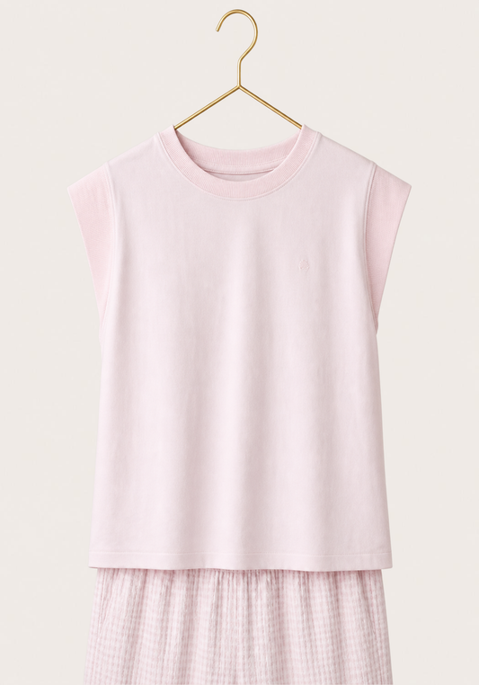 Pajamas: Short Sleeve Top And Pants (62% Cotton 38% Polyester)