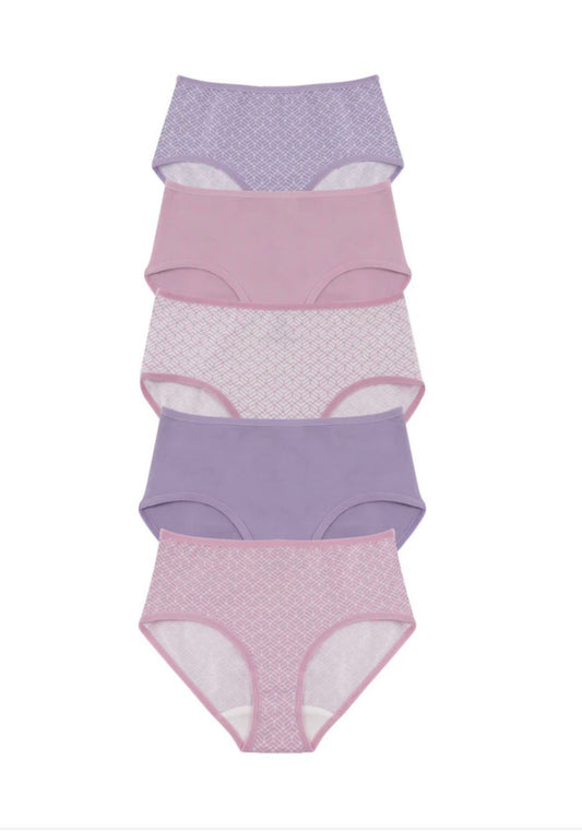 UNDR Comfy Printed Mid Pack Of 5